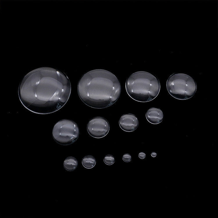 Gem Glass Patch Round DIY Ornament Fridge Sticker Eyes
